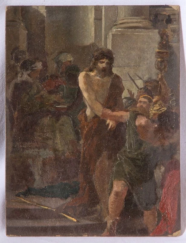 Cristo condannato a morte - bozzetto
